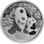 Strieborná minca Panda 30 g 2024