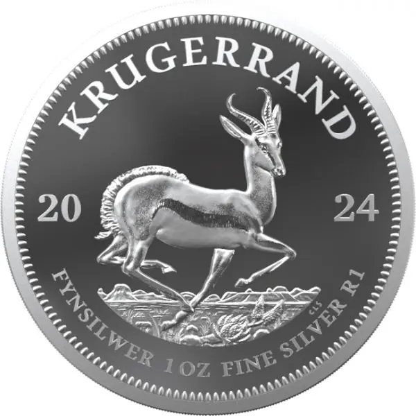 Krugerrand 2024, 1 oz stříbra v etuji