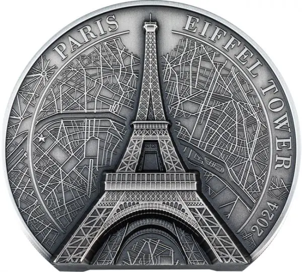 Eiffelova věž, 5 oz stříbra