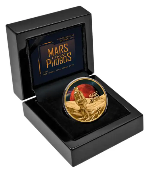 Mars z planety Phobos, 1 oz zlata