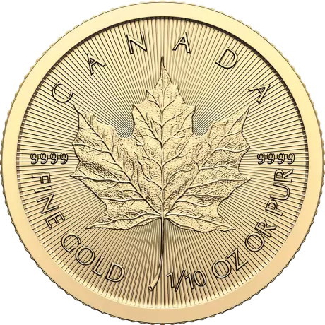 Zlatá minca Maple Leaf 2024, 1/10 oz