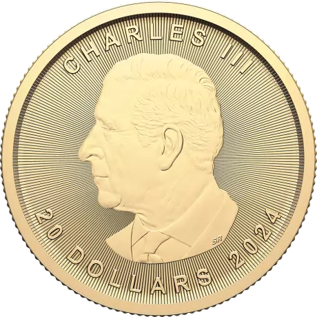 Zlatá minca Maple Leaf - různé roky, 1/20 oz
