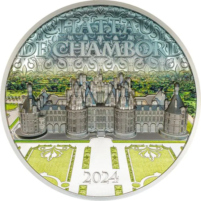Chateau de Chambord (zámek), 5 oz stříbra