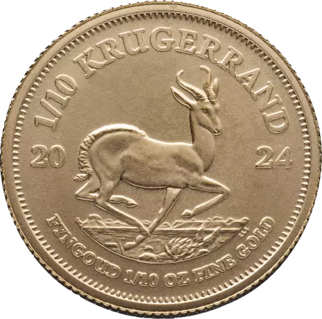 Zlatá minca Krugerrand 2024, 1/10 oz