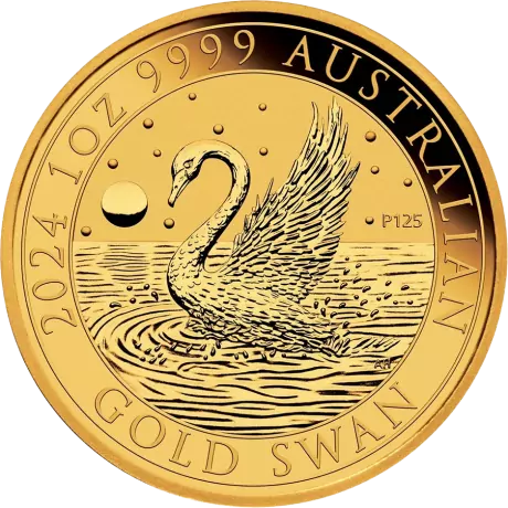 Zlatá minca Australská labuť 2024, 1 oz