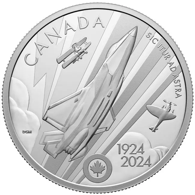 Royal Canadian Air Force, 1 oz stříbra