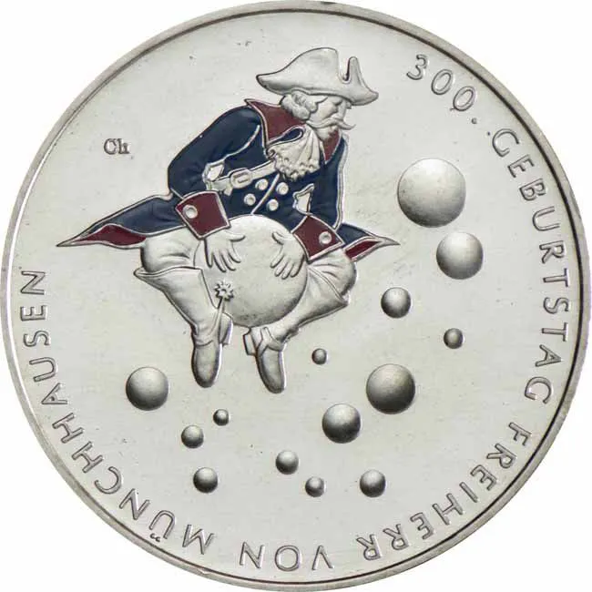 Baron Prášil, stříbrná mince
