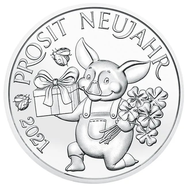Žeton štěstí 2021, stříbrná mince