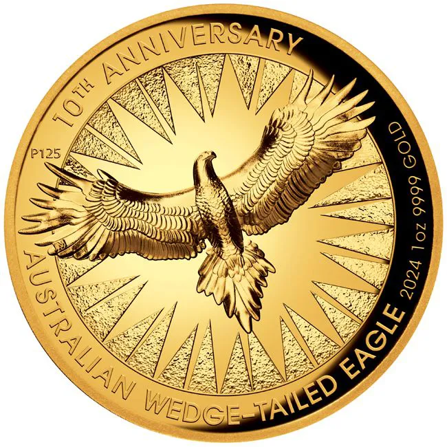 Australský orel klínoocasý 2024, 1 oz zlata