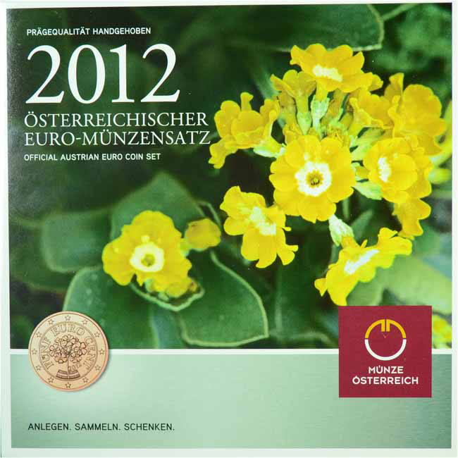 Sada mincí Rakousko: 2012 CuNi