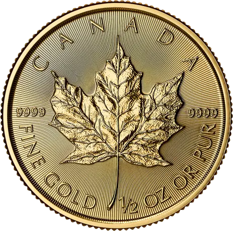 Zlatá minca Maple Leaf 2025, 1/2 oz