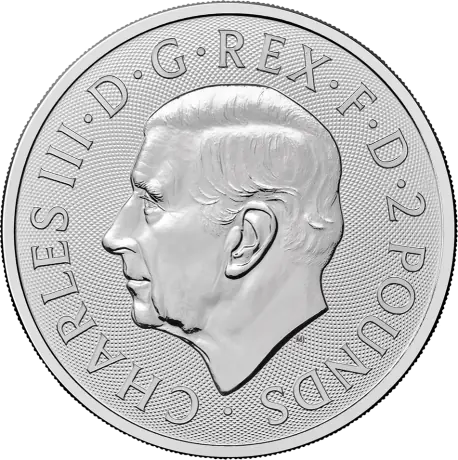 Strieborná minca Britannia Charles III 2025, 1 oz