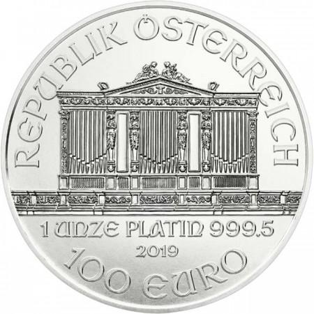 Platinová minca Viedenskí filharmonici 2025, 1 oz