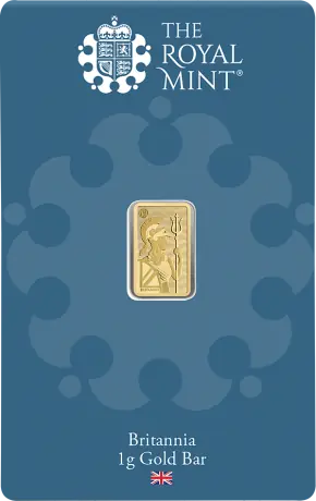 Zlatý zliatok Britannia - The Royal Mint, 1 g