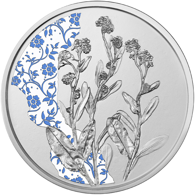 Květina Pomněnka, stříbro PP