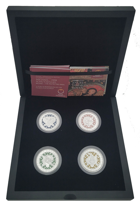 Sada stříbrných mincí: Andělé - Nebeští poslové