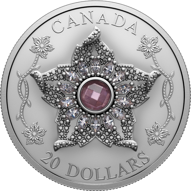 Williamsonova diamantová brož, 1 oz stříbra