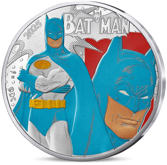 Stříbrná mince Batman Vintage