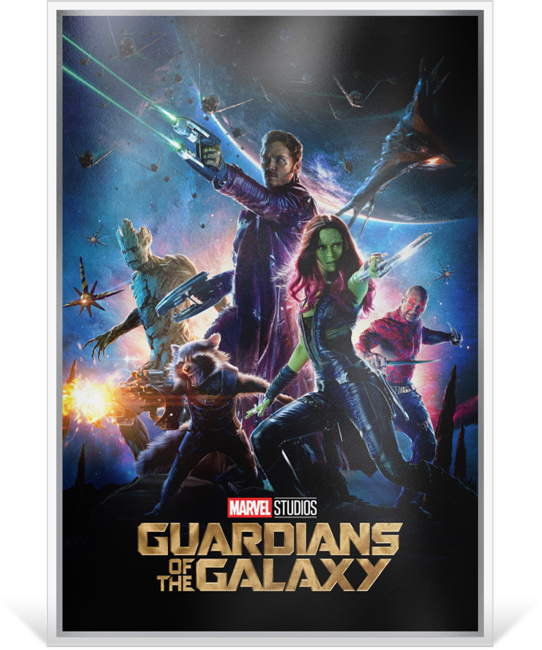 Strážci Galaxie, 46 g stříbra v blistru