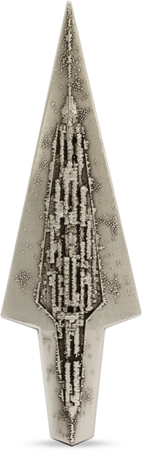 Star Wars - Vesmírná loď The Executor, 3 oz stříbra v etuji