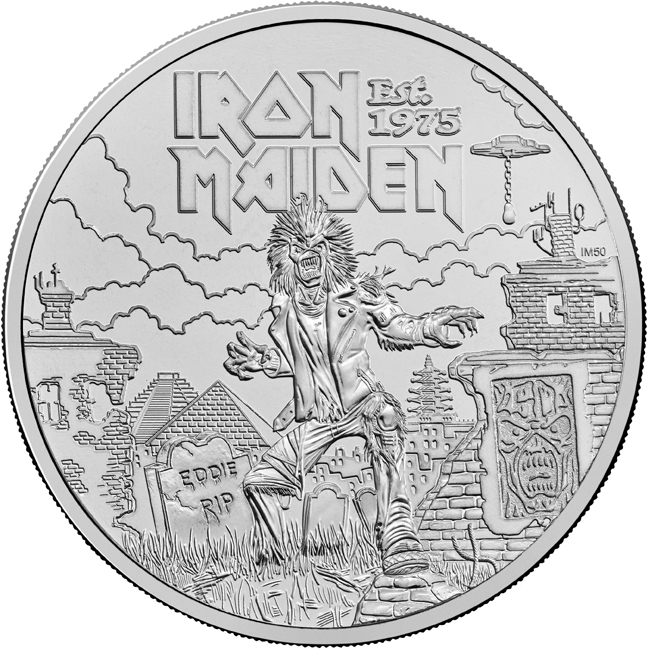 Hudební legendy: Iron Maiden 2025, 28 g CuNi v blistru