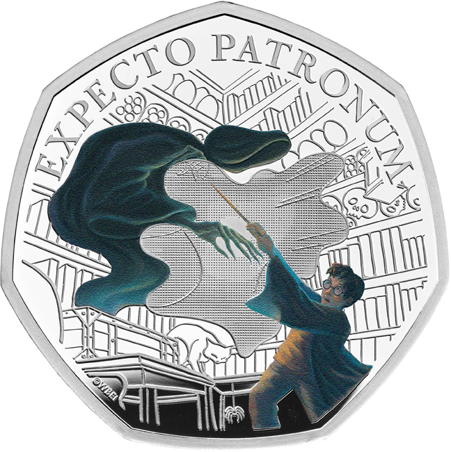 Harry Potter - Patron 2025, stříbrná mince v etuji, 7 g