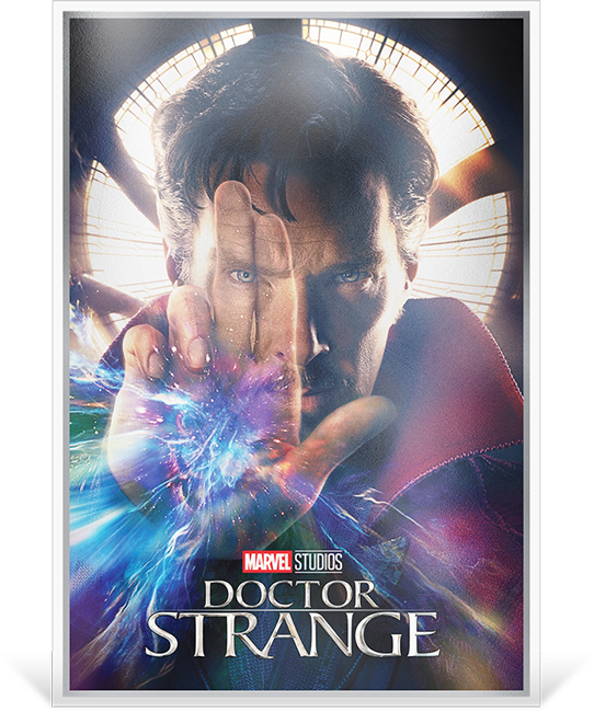 Avengers - Doctor Strange 2025, stříbrná obdélníková mince, 46 g