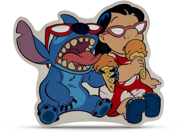 Stitch se zmrzlinou, 1 oz stříbra