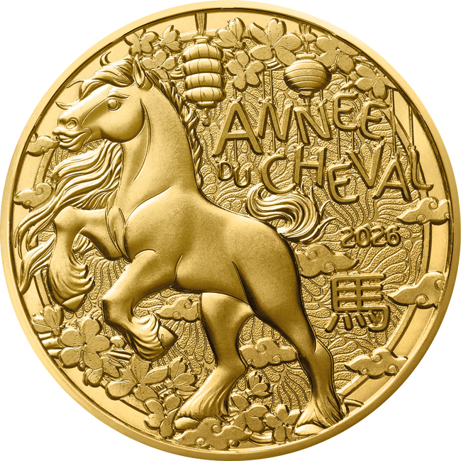 Lunární kůň 2026, Monnaie de Paris, CuNi mince