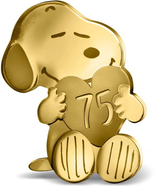 Snoopy 2025, zlatá mince v etuji, 1 oz