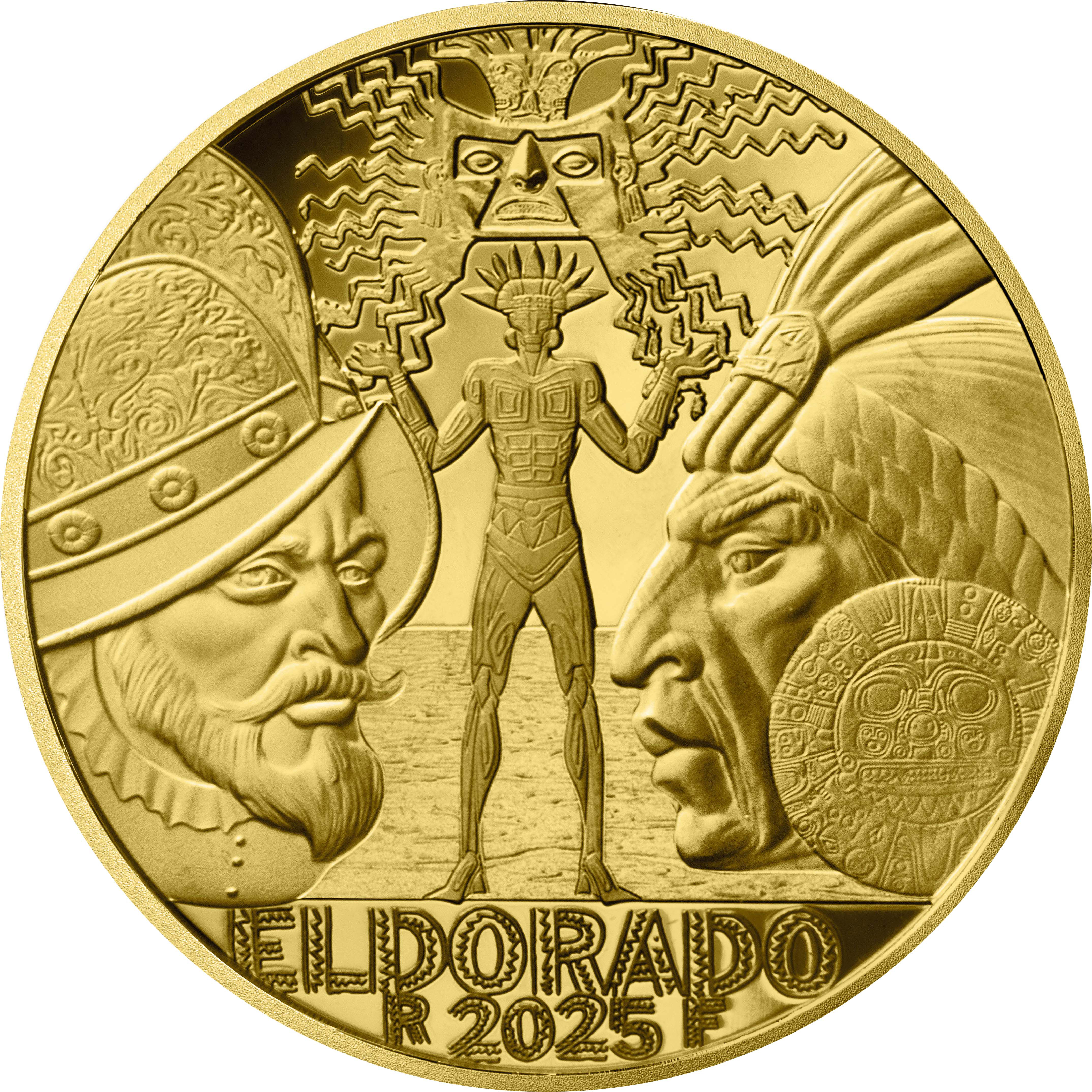 El Dorado 2025, zlatá mince v etuji, 1/2 oz