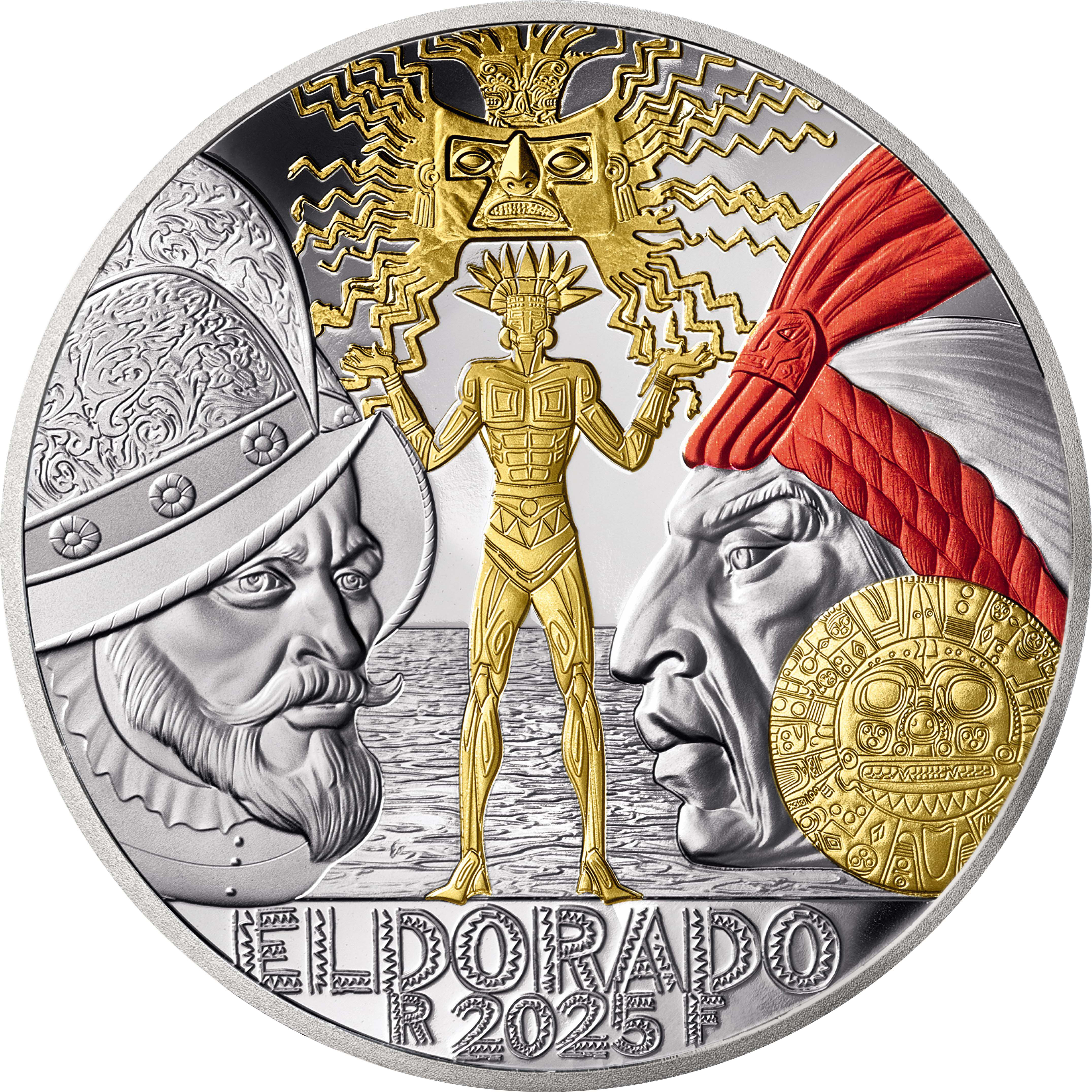 El Dorado 2025, stříbrná mince v etuji, 22 g