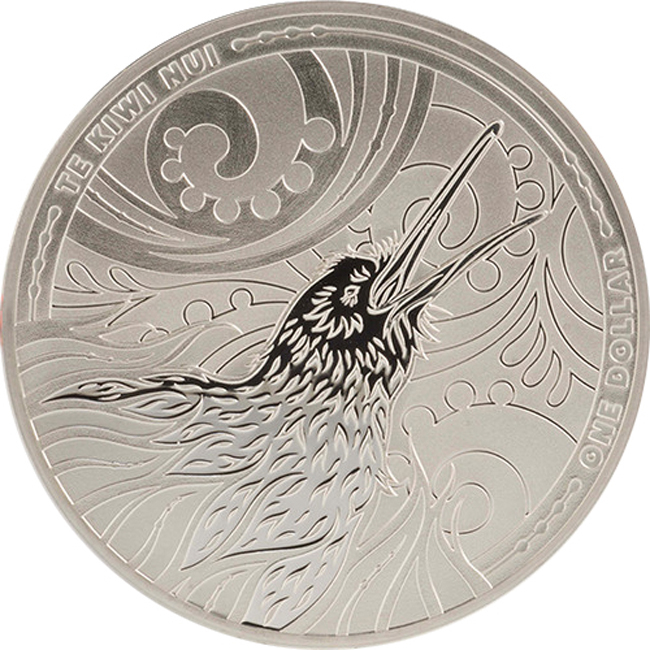 Kiwi 2026, stříbrná mince v blistru, 1 oz 