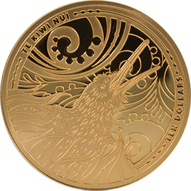 Kiwi 2026, zlatá mince v etuji, 1/4 oz 