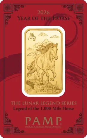 Zlatý zliatok PAMP - Rok koňa 2026, 1 oz