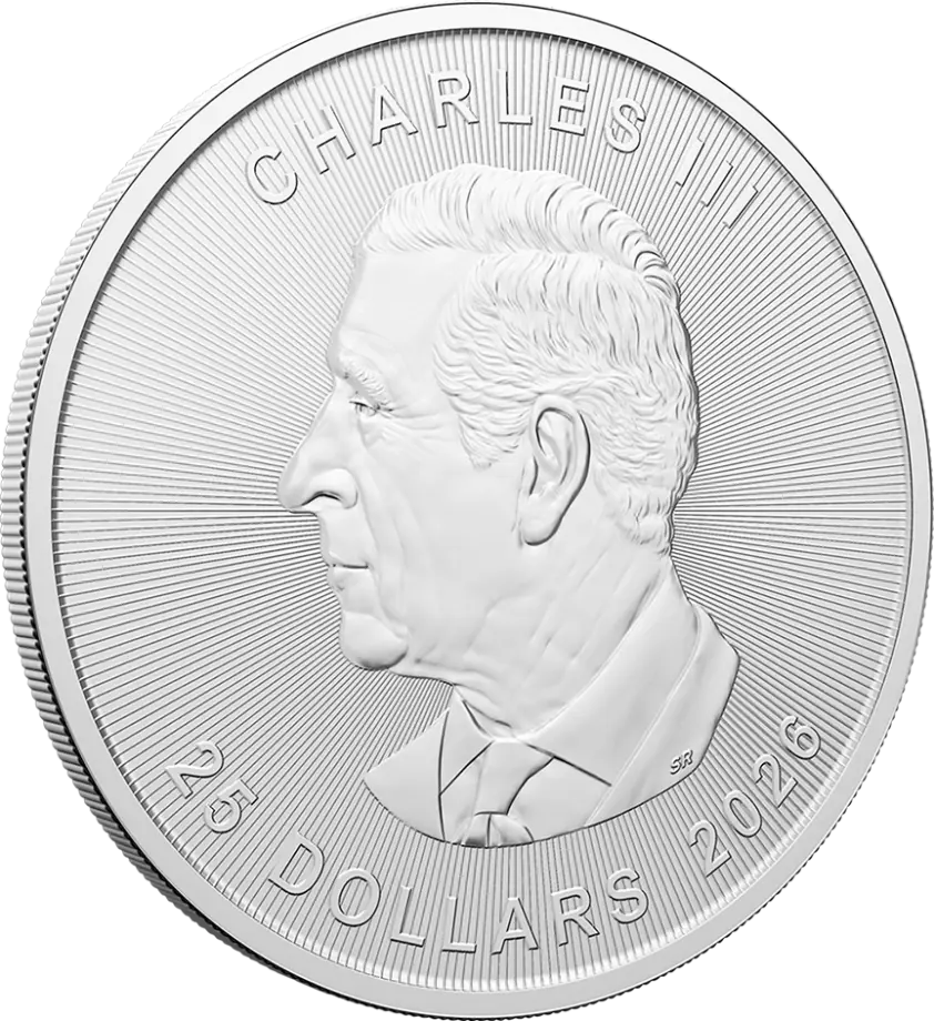 Strieborná minca Maple Leaf 2026, 5 oz