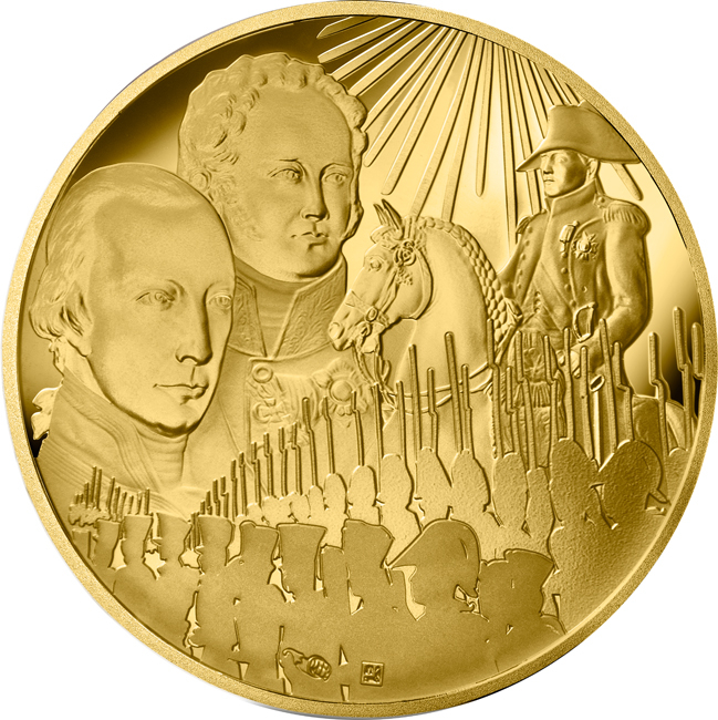 Bitva u Slavkova, 2025, 1/4 oz zlata v etuji