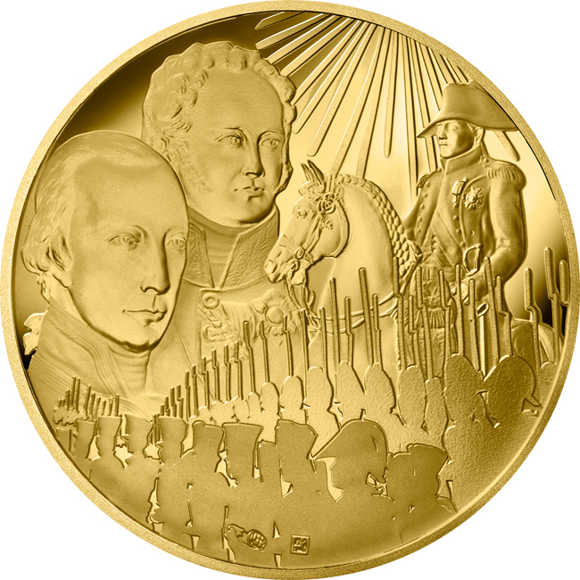 Bitva u Slavkova, 2025, 1/10 oz zlata v etuji