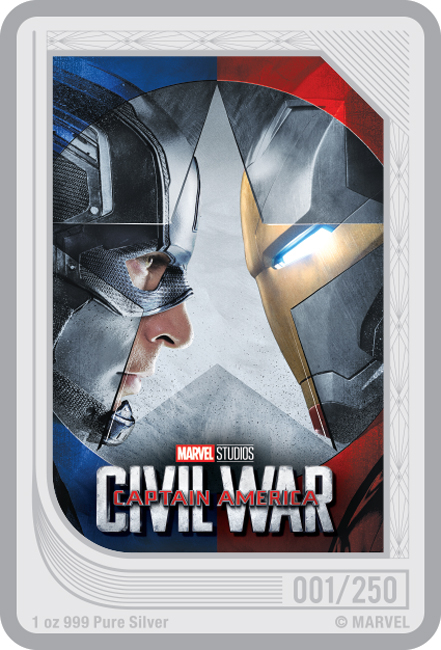 Captain America Civil War - Mint Trading Coin