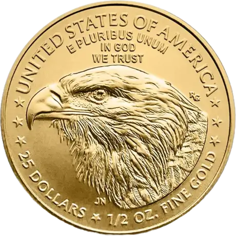 Zlatá minca American Eagle 2026, 1/2&nbsp;oz
