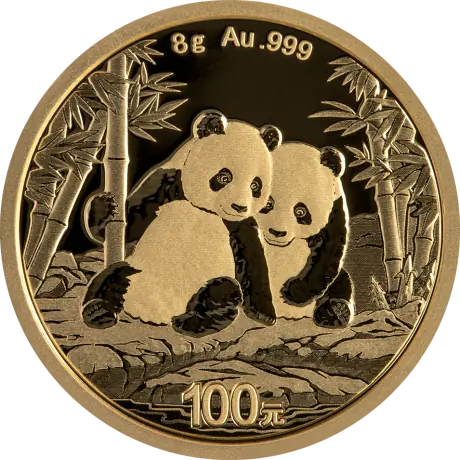 Zlatá minca Panda 8&nbsp;g - 2026