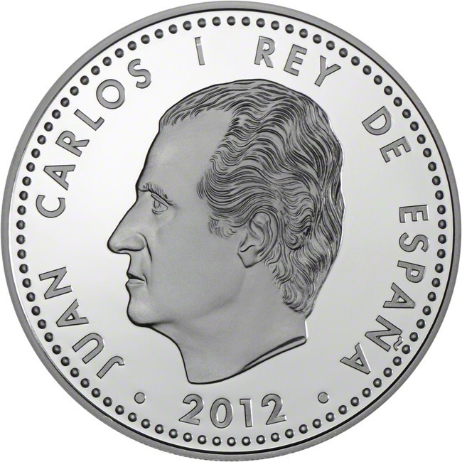 10 Euro Stříbrná mince 200 let Španělské ústavy PP
