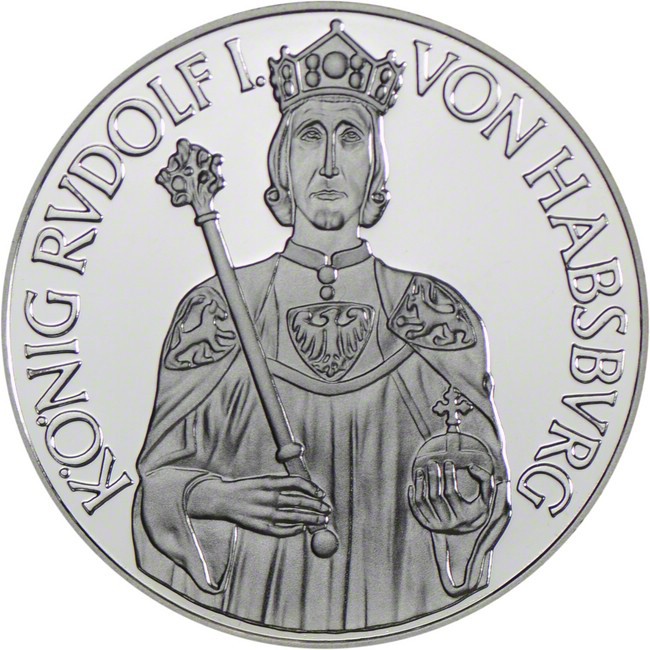 100  Šilinků Stříbrná mince Rudolf I. PP