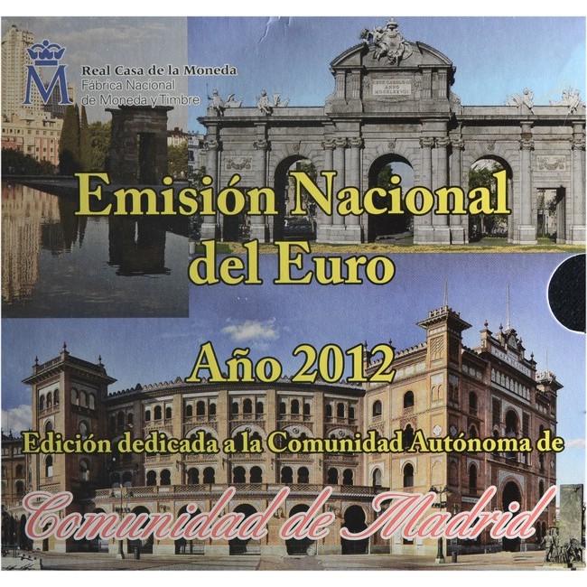 7,88 Euro CuNi mince Autonomní region 2012 - Madrid UN