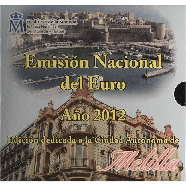 7,88 Euro CuNi mince Autonomní region 2012 - Melilla UN