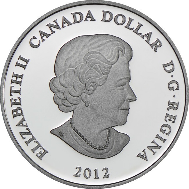 1 dolar Stříbrná mince 25 let Loonie -  Dvě potáplice PP
