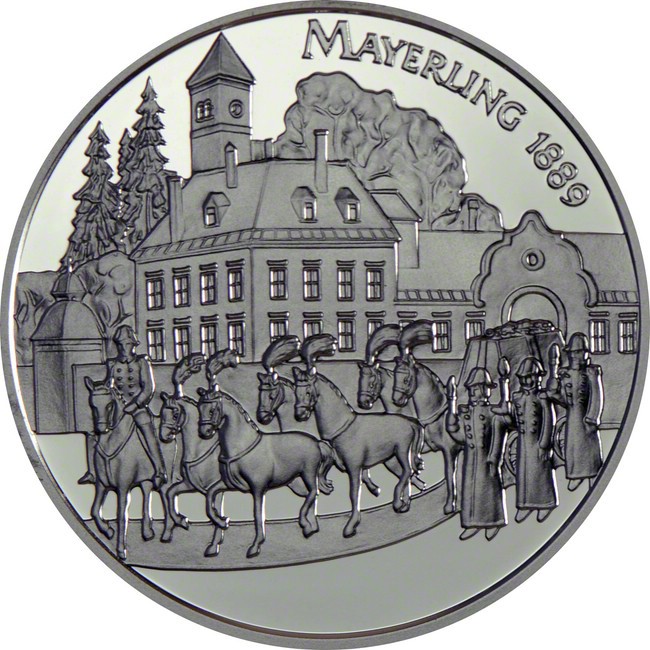 Korunní princ Rudolf, stříbrná mince