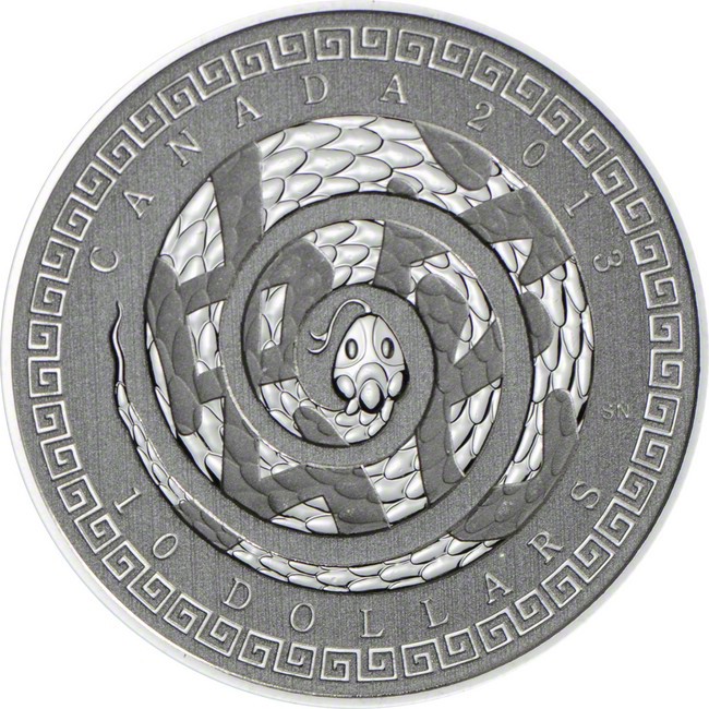 10 dolar Stříbrná mince Rok hada