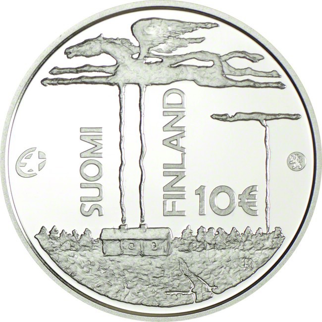 10 Euro Stříbrná mince F. E. Sillanpää  PP