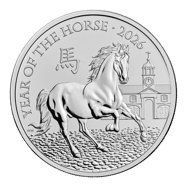 Lunární kůň 2026 - Royal Mint, CuNi mince v blistru, 28 g